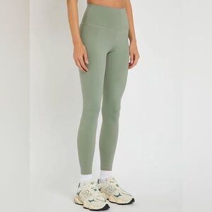 Varley Sage Green High-Waist Leggings